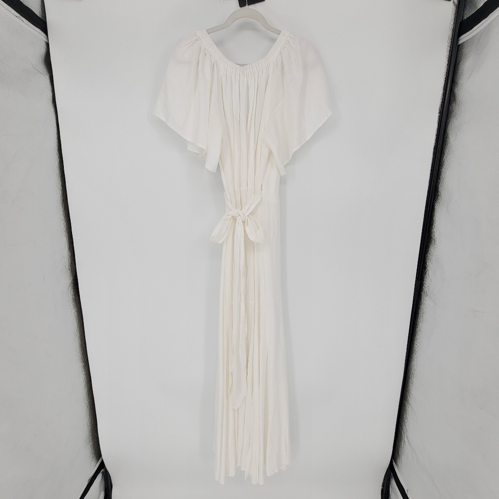 L*Space Cream Off-Shoulder High Low Dress - Picture 4 of 8